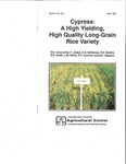 Cypress: A High Yielding, High Quality Long-Grain Rice Variety by S. D. Linscombe, F. Jodari, K. S. McKenzie, P. K. Bollich, D. E. Groth, L. M. White, R. T. Dunand, and D. E. Sanders