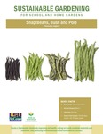 Sustainable Gardening for School and Home Gardens: Snap Beans, Bush and Pole by Johannah Frelier, Denyse Cummins, and Carl Motsenbocker